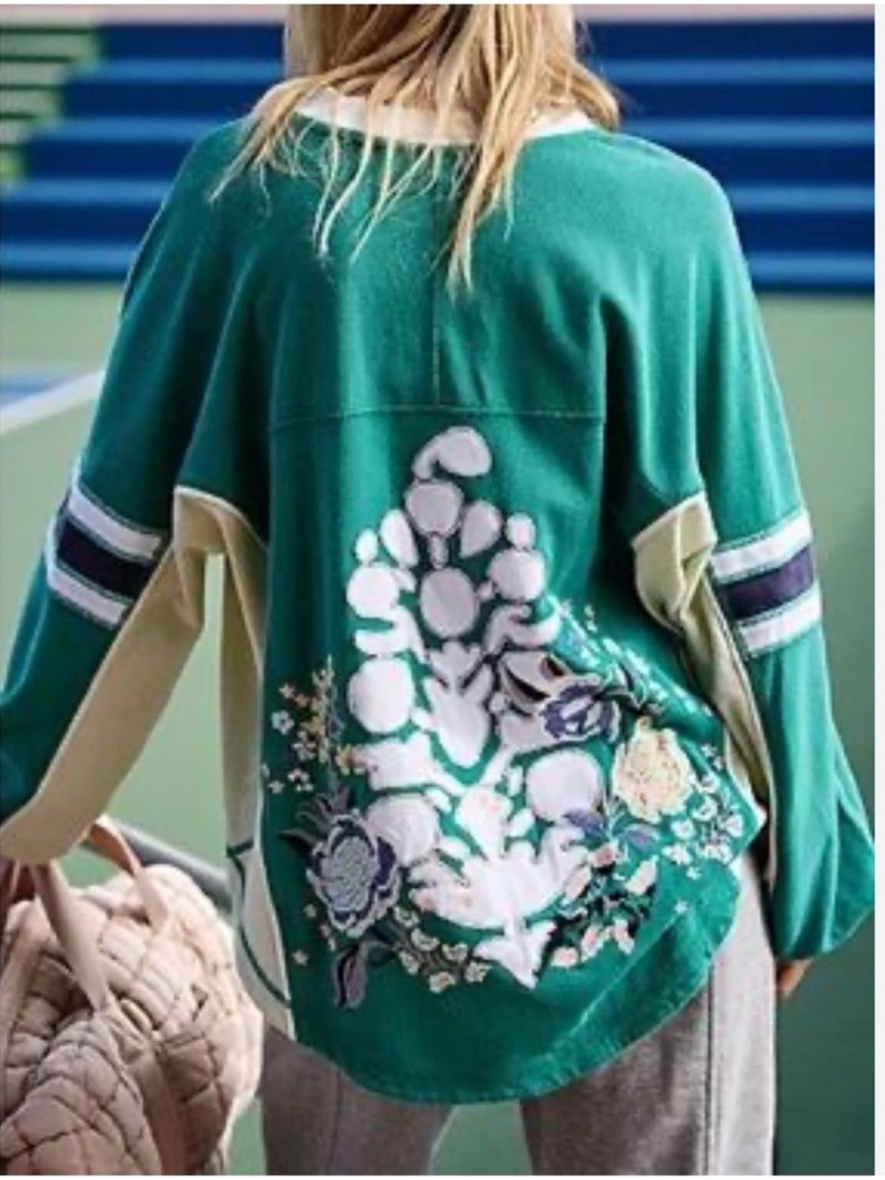 Free People Movement Rugby Ready Logo Layer Top- Large